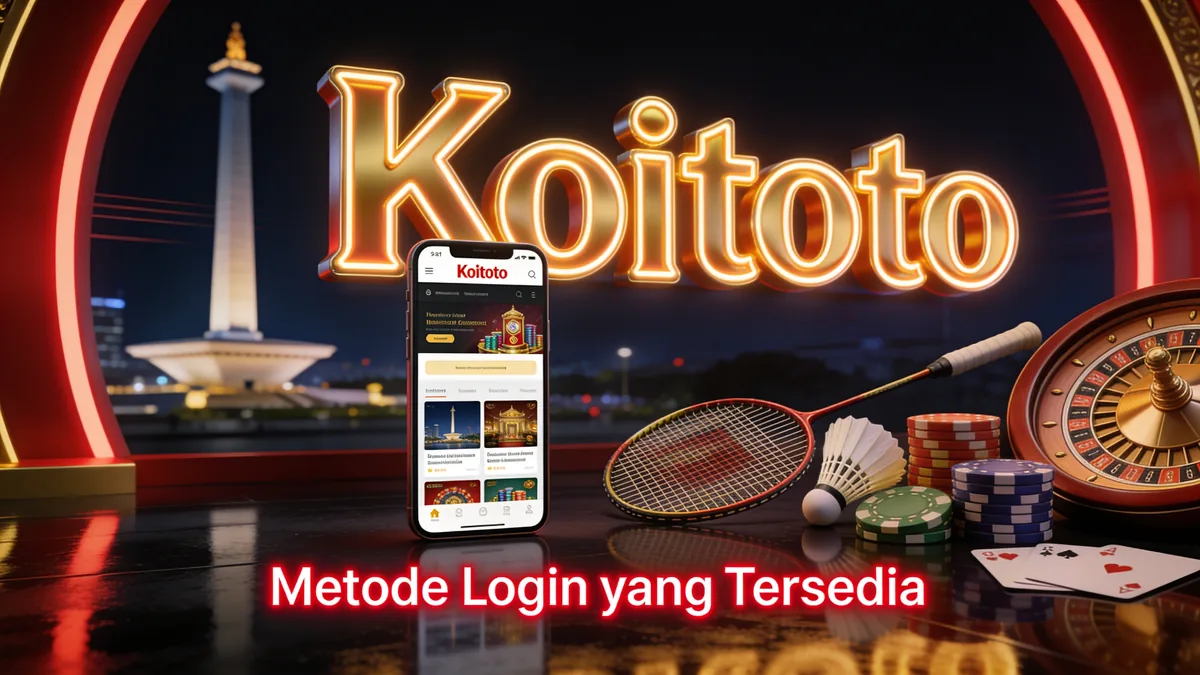 Metode Login yang Tersedia untuk pemain di Indonesia